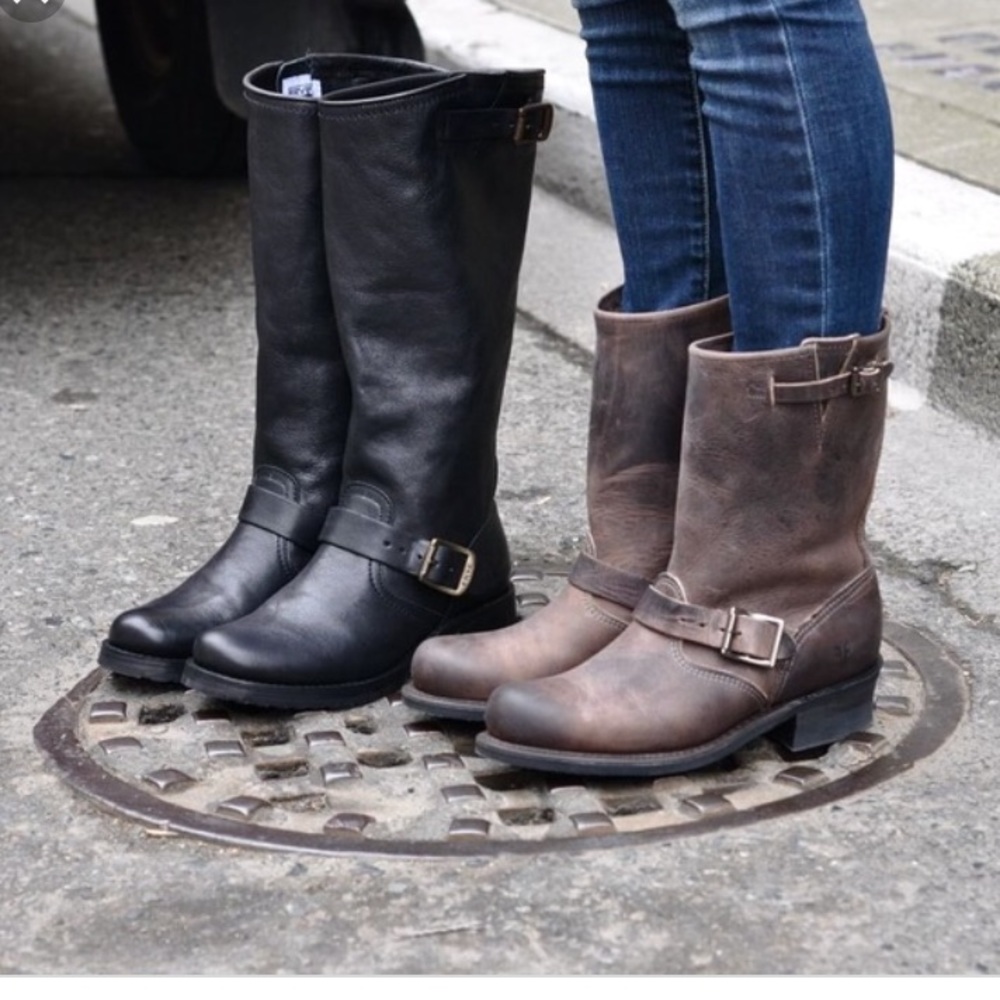 Frye engineer boots